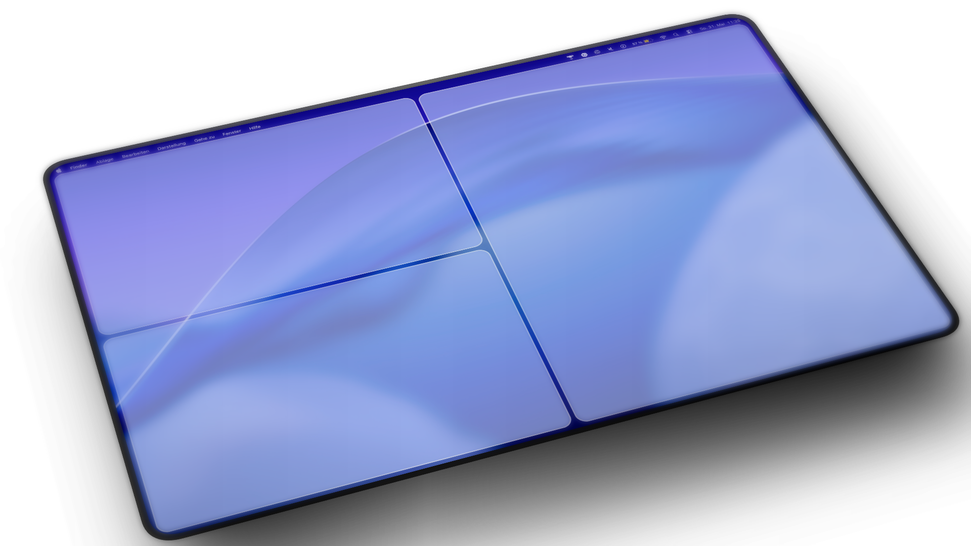 Orvion window management layout zones on a macOS desktop